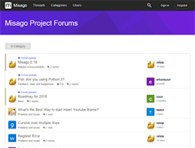 Tablet Screenshot of misago-project.org